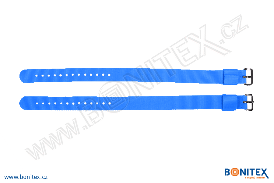 Náramek-nylon-INA55-samostatná nylonová páska,255-265x16mm,kov.spona 1-modrá-botinex