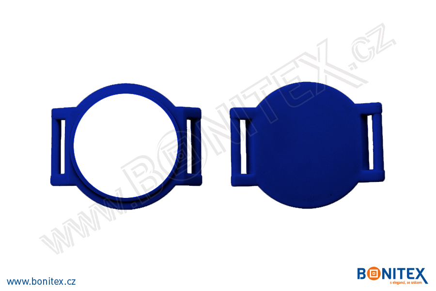 Náramek-nylon-INA55-samostatné tělo s čipem-s RFID-13,56 MHz-modrý/bílý střed-botinex