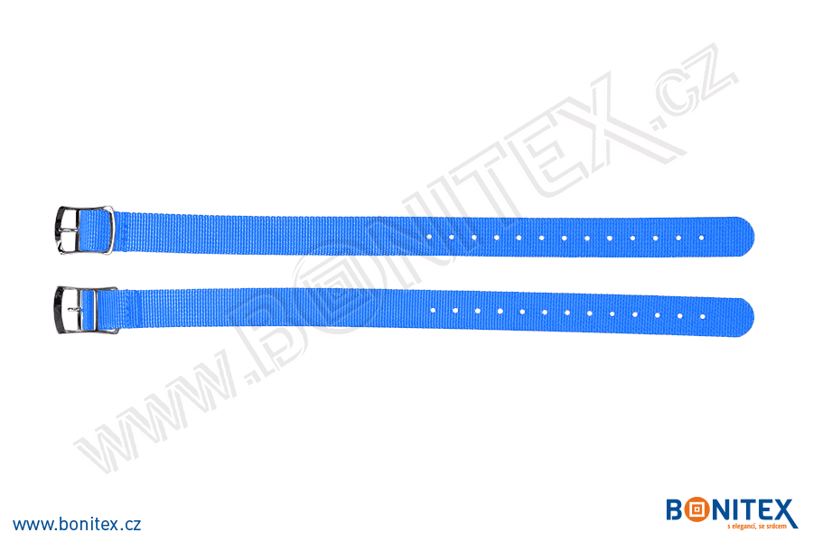 Náramek-nylon-INA55-samostatná nylonová páska,255-265x15mm,kov.spona 2-modrá-botinex