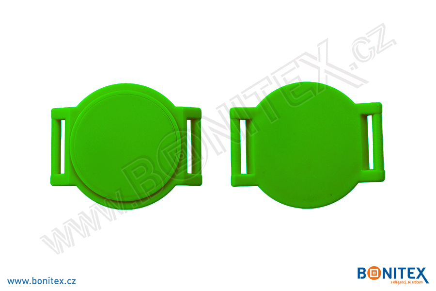 Náramek-nylon-INA55-samostatné tělo s čipem-s RFID-13,56 MHz-zelený-botinex