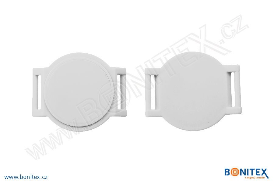 Náramek-nylon-INA55-samostatné tělo s čipem-s RFID-125 kHz-bílý-botinex