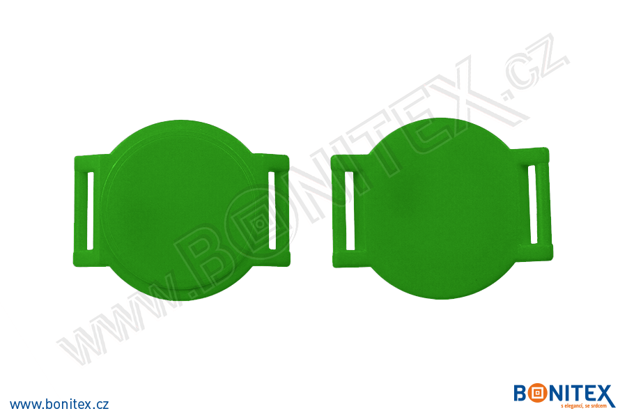 Náramek-nylon-INA55-samostatné tělo s čipem-s RFID-13,56 MHz-zelený tm.-botinex
