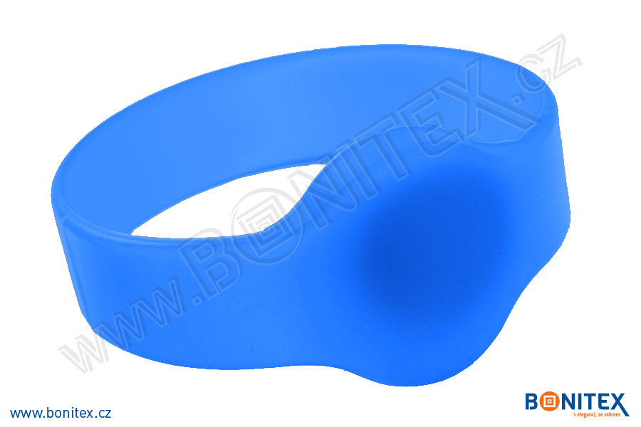 Náramek-silikon-kruh,pr.74mm-s RFID-13,56 MHz-modrý (SO-21)-botinex